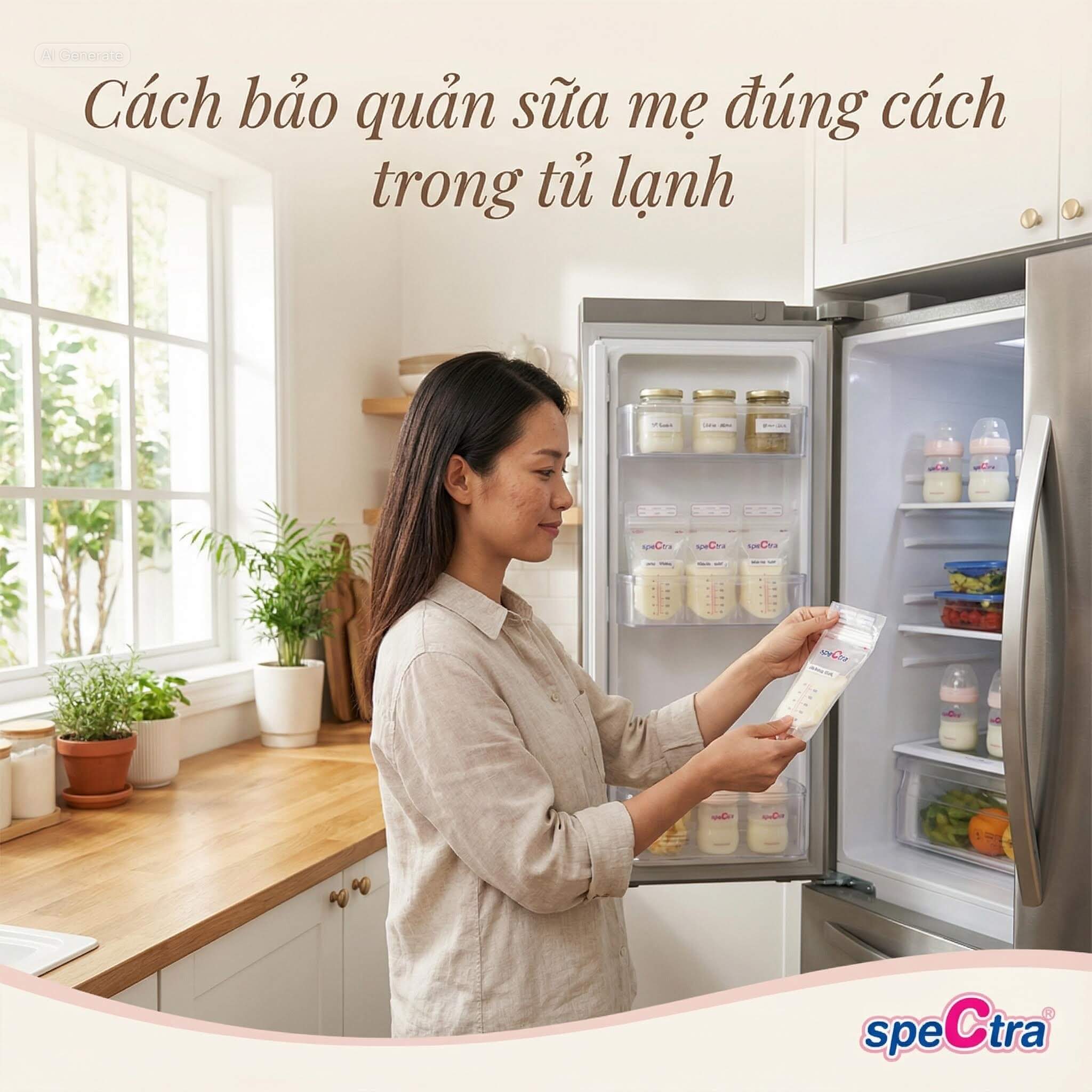 Hướng Dẫn Bảo Quản Sữa Mẹ Trong Tủ Lạnh Đúng Cách