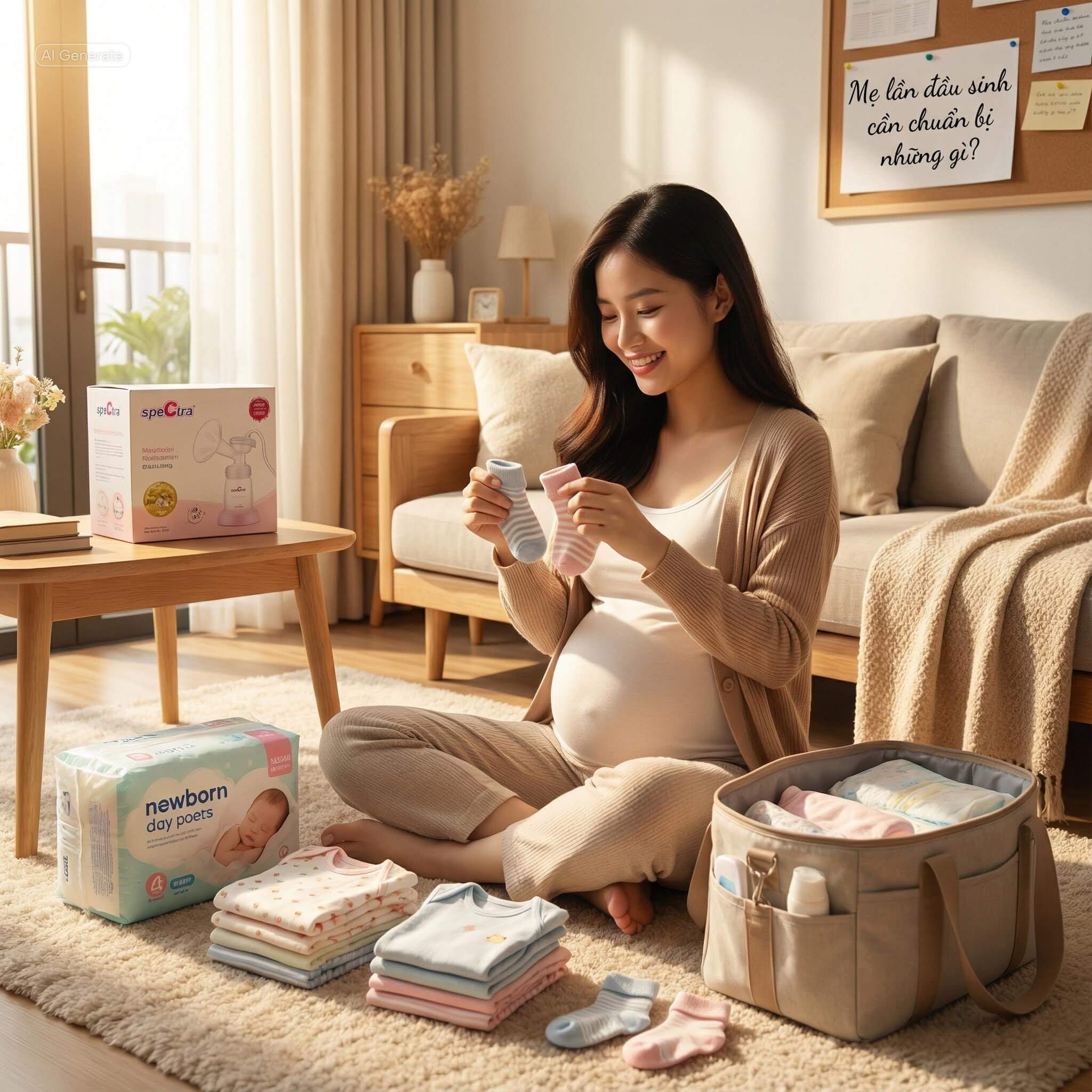 Mẹ Lần Đầu Sinh Cần Chuẩn Bị Những Gì?